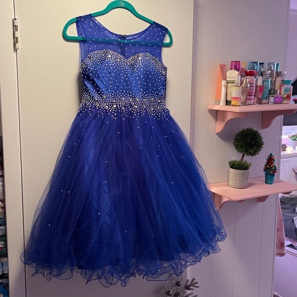 Beautiful girls blue party dress, Christmas, NWT!